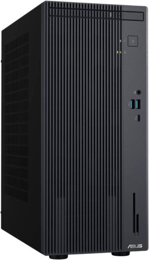 ASUS ExpertCenter P500 Mini Tower Desktop Computer, Intel Core i3-1315U, 8GB RAM, 256GB SSD, Intel UHD Graphics, English-Arabic Keyboard & Mouse, No OS, Gray