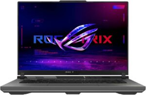 ASUS ROG Strix G16 G614FM Gaming Laptop, 16" WQXGA IPS Display, AMD Ryzen 9 9955HX, 16GB RAM, 1TB SSD, GeForce RTX 5060 8GB GPU, English K/B, Win11, Eclipse Gray