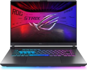 ASUS ROG Strix G16 G615 Gaming Laptop, 16" 2.5K WQXGA IPS Display, Intel Core Ultra 9 275HX, 32GB (2x16) RAM, 1TB SSD, GeForce RTX 5070 Ti 12GB GPU, ENG RGB Keyboard, Win11, Black