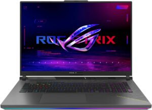 ASUS ROG Strix G18 G814FP Gaming Laptop, 18" 2.5K IPS Display, AMD Ryzen 9 9955HX, 32GB RAM, 1TB SSD, GeForce RTX 5070 8GB GPU, English K/B, Win11, Eclipse Gray