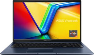 ASUS Vivobook 15 M1502YA Laptop, 15.6" FHD IPS 60Hz Display, AMD Ryzen 7 7730U, 16GB RAM, 512GB SSD, AMD Radeon Graphics, English-Arabic Keyboard, Windows 11 Home, Quiet Blue