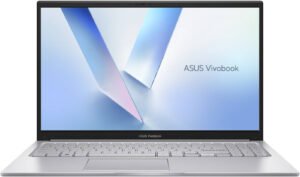 ASUS Vivobook 15 X1504VA Laptop, 15.6" FHD IPS 60Hz Display, Intel Core 5 Processor 120U, 16GB RAM, 512GB SSD, Intel Graphics, English-Arabic Keyboard, Win11Home, Cool Silver