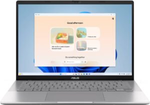 ASUS Vivobook S14 S3407VA Laptop, 14" WUXGA IPS 60Hz Display, Intel Core i5-13420H, 16GB RAM, 512GB SSD, Intel UHD Graphics, English-Arabic Keyboard, Win11, Cool Silver