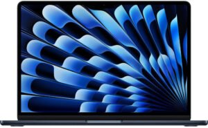 Apple MacBook Air Laptop, 13.6" Liquid Retina Display, M4 Chip with 10-Core CPU, 10-Core GPU, 16-Core Neural Engine, 24GB RAM, 2TB SSD, English K/B, MacOS, Midnight