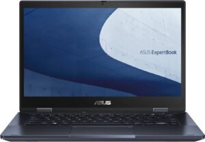 Asus ExpertBook B3 Flip Laptop, 14" X-360 Touch FHD Display, Intel Core i5-1335U, 16GB RAM, 512GB SSD, Intel Iris Xe Graphics, Backlit ENG Keyboard, No OS, Black