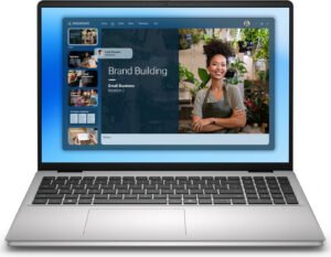 Dell 16 DC16251 Laptop, 16" FHD+ IPS Touch Display, Intel Core 5 120U Processor, 8GB RAM, 512GB SSD, Intel Graphics, English Keyboard, Windows 11 Home, Platinum Silver