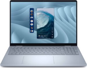 Dell 16 Plus DB06250 Laptop, 16" Touch 2K WVA 60Hz Display, Intel Core Ultra 7 256V, 16GB RAM, 1TB SSD, Intel ARC Graphics, English Backlit KB, Win 11 Home, Copilot+ PC, Ice