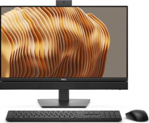 Dell Pro 24 All-in-One 65W Desktop Computer, 24" FHD Touch Display, Intel Core Ultra 7 265, 16GB RAM, 512GB SSD, Intel Graphics, Keyboard & Mouse, No OS, Black