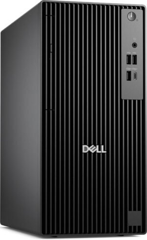 Dell Pro Tower QCT1250 Desktop Computer, Intel Core i5-14400 Processor, 16GB RAM, 512GB SSD, Intel UHD 730 Graphics, Dell English Keyboard & Mouse, No OS, Blac