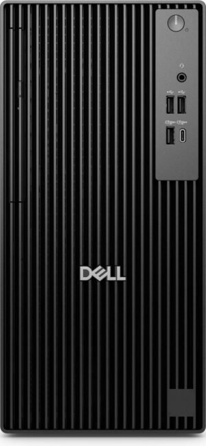 Dell Pro Tower QCT1250 Desktop Computer, Intel Core i5-14500, 8GB RAM, 512GB SSD, Intel UHD Graphics 770, Dell Wired English Keyboard & Mouse, No OS, Black
