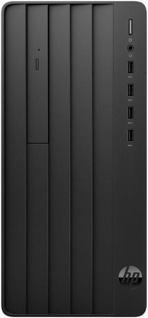 HP Pro Tower 290 G9 Desktop Computer, Intel Core i3-13100, 8GB RAM, 512GB SSD, Intel UHD Graphics 730, Wired Keyboard & Mouse, No OS, Black