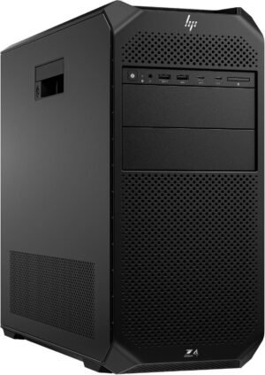 HP Z4 G5 Workstation Desktop Computer, Intel Xeon W7-2575X Processor, 128GB RAM, 1TB SSD, RTX A2000 ADA 16GB Graphics, BCM57416 Ethernet 10Gb 2 port , 775W PSU, Windows 11 Pro, Black