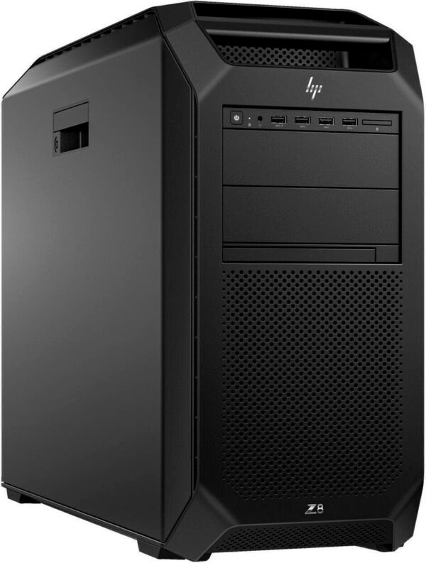HP Z8 G5 Workstation Desktop Computer, Intel Xeon Gold 6526Y, 128GB RAM, 1TB SSD, Nvidia T1000 6GB Graphics, HP USB Business Slim Keyboard + HP USB Optical Mouse, Win11Pro, Black