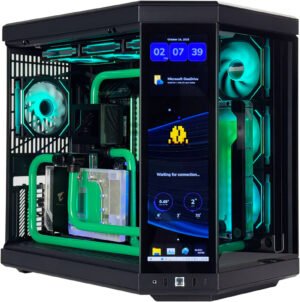 HydraX Gaming PC - Intel Core Ultra 9 285K 24 Cores 24 Threads, NVIDIA RTX 5090 32GB, 32GB DDR5 RAM 6000MHz, 2TB SSD Gen 5, 1200W Gold PSU, 360mm Liquid Cooler, Wi-Fi + BT