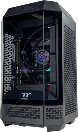 Hyrule Engine Gaming PC - AMD Ryzen 7 7800X3D 8 Cores 16 Threads, NVIDIA RTX 5070 Ti 16GB, 32GB DDR5 RAM 6000MHz, 1TB SSD Gen 4, 750W Gold PSU, 360mm Liquid Cooler, Wi-Fi + BT