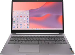 Lenovo IdeaPad 3i Chromebook Laptop, 15.6" FHD TN Display, Intel Celeron N4500 Processor, 4GB RAM, 64GB Storage, Integrated Intel UHD Graphics, ChromeOS, Arctic Grey