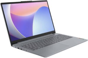 Lenovo IdeaPad Slim 3 15IRH8 Laptop, 15.6" FHD IPS Display, Intel Core i5-13420H, 8GB RAM, 512GB SSD, Intel UHD Graphics, Backlit English (UK) Keyboard, No OS, Arctic Grey