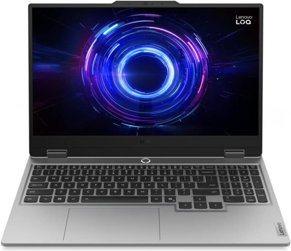 Lenovo LOQ 15IRX10 Gaming Laptop, 15.6" FHD IPS 144Hz Display, Intel Core i7-13700HX, 24GB RAM, 512GB SSD, GeForce RTX 5060 8GB GPU, English (UK) Keyboard, No OS, Luna Gray