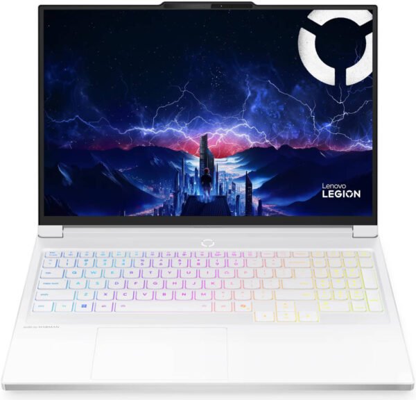 Lenovo Legion 7 16IAX10 Gaming Laptop, 16" WQXGA OLED 240Hz Display, Intel Core Ultra 9 275HX, 32GB RAM, 2TB SSD, GeForce RTX 5070 8GB, English-Arabic K/B, Win11, Glacier White