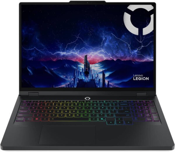 Lenovo Legion Pro 5 16IAX10 Gaming Laptop, 16" WQXGA OLED 165Hz Display, Intel Core Ultra 9 275HX, 32GB RAM, 1TB SSD, GeForce RTX 5070 8GB GPU, English-Arabic KB, Win11, Eclipse Black