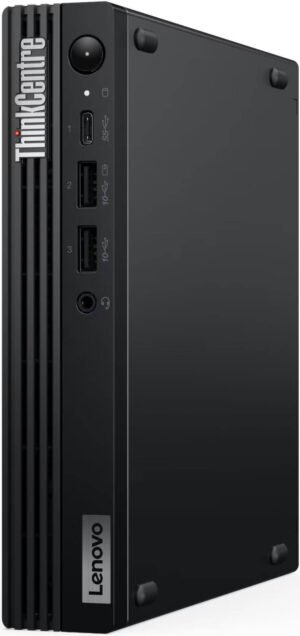 Lenovo ThinkCentre M70q Gen 5 Desktop Computer, Intel Core i7-14700T Processor, 16GB RAM, 1TB SSD, Intel UHD Graphics 770, English USB Keyboard & Mouse, NO OS, Black