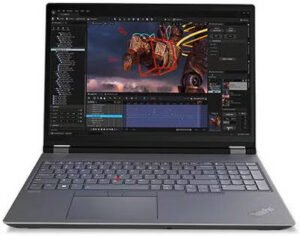 Lenovo ThinkPad P16 Gen 2 Laptop, 16" WUXGA Display, Intel Core i9-13950HX vPro, 32GB RAM, 512GB SSD, NVIDIA RTX 5000 Ada 16GB GPU, Windows 11 Pro, Storm Grey