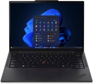 Lenovo ThinkPad T14s Gen 6 Laptop, 14" WUXGA IPS 60Hz Display, Intel Core Ultra 7 255U, 16GB RAM, 1TB SSD, Intel Graphics, English-Arabic K/B, Win11Pro, Eclipse Black