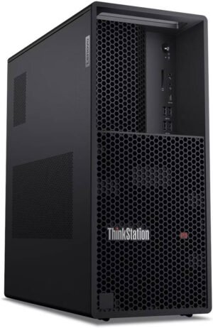 Lenovo ThinkStation P3 Tower Workstation Desktop PC, Intel Core i9-14900K, 32GB RAM, 1TB SSD, NVIDIA RTX 2000 Ada 16GB Graphics, English Keyboard & Mouse, No OS, Black
