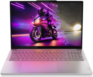 Lenovo Yoga Pro 9 16IAH10 Aura Edition Laptop, 16" 3.2K OLED Display, Intel Core Ultra 9 285H, 32GB RAM, 1TB SSD, GeForce RTX 5060 8GB GPU, English Backlit K/B, Win 11, Luna Grey
