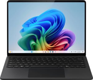 Microsoft Copilot+ PC Surface 7th Edition Laptop, 15" PixelSense Flow 120Hz Touch Display, Qualcomm Snapdragon X Elite, 32GB RAM, 1TB SSD, Qualcomm Adreno GPU, ENG K/B, WIn 11 Pro, Black