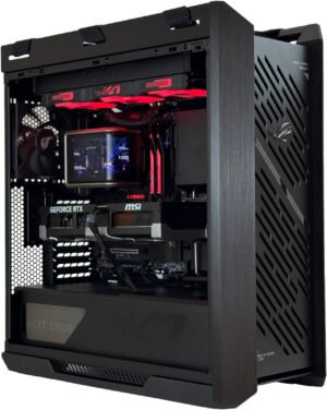 Nemesis Ultra Gaming PC - Intel Core Ultra 9 285K 24 Cores 24 Threads, NVIDIA RTX 5090 32GB, 64GB DDR5 RAM 6000MHz, 4TB SSD Gen 5, 1600W 80 Plus PSU, 360mm Liquid Cooler, Wi-Fi + BT
