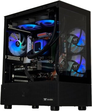 Nitro Gaming PC - AMD Ryzen 5 8400F 6 Cores 12 Threads, NVIDIA RTX 5060 8GB, 16GB DDR5 RAM 5600MHz, 1TB SSD, 650W Gold PSU, 240mm Liquid Cooler, Wi-Fi +BT