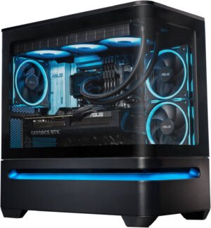 PRIME P2 Gaming PC - AMD Ryzen 9 9950X3D 16 Cores 32 Threads, NVIDIA RTX 5090 32GB, 32GB DDR5 RAM 6000MHz, 2TB SSD Gen 5, 1200W 80 PlUS PSU, 360mm Liquid Cooler, Wi-Fi + BT, Win 11 Pro