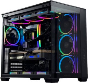 Phantom Gaming PC - AMD Ryzen 7 8700F 8 Cores 16 Threads, NVIDIA RTX 5070 Ti 16GB, 32GB DDR5 RAM 6000MHz, 1TB SSD Gen 4, 850W PSU, 360mm Liquid Cooler, Wi-Fi + BT, Win11 Pro