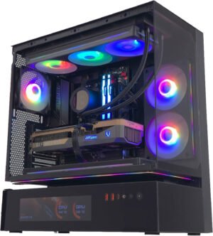 Vision Gaming PC - AMD Ryzen 9 7950X 16 Cores 32 Threads, NVIDIA RTX 5080 16GB, 32GB DDR5 RAM 5600MHz, 2TB SSD Gen 4, 1200W 80 PLUS PSU, 360mm Liquid Cooler, Wi-Fi + BT