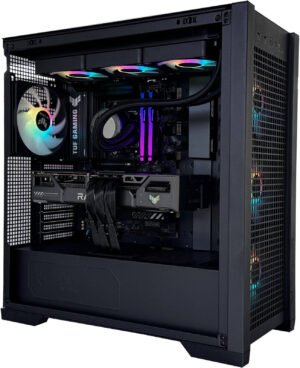 Warzone Dominator Gaming PC - Intel Core Ultra 9 285K (24C/24T), Radeon RX 9070 XT Black Ops7 16GB, 32GB DDR5 RAM 6000MHz, 1TB SSD Gen 5, 850W 80 PLUS PSU, 360mm liquid cooler, Wi-Fi + BT, Win11 Pro