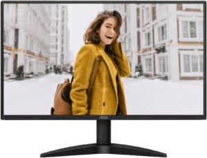 AOC 25B36H Monitor, 25" IPS Display, FHD Resolution, 100Hz Refresh Rate, 1ms (MPRT) Response Time, 16.7m Color Display, 250 cd/m2 Brightness, Adaptive Sync Technology, Black