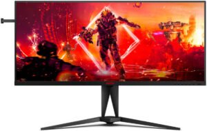 AOC AGON AG405UXC Gaming Monitor, 40" IPS Display, WQHD Resolution, 144Hz Refresh Rate, 1ms (MPRT) Response Time, Adaptive Sync Technology, 16.7m Color Display, Black
