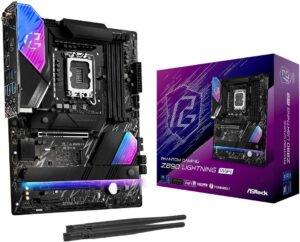 ASRock Z890 Lighting WiFi LGA 1851 ATX Motherboard, Intel Z890 Chipset, 4x DDR5 DIMM Slots, Up to 256GB Max Memory, 2x PCIe x16 Slots, 4x M.2 Slots, WiFi & BT Connectivity