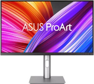ASUS ProArt Display PA279CRV 27" 4K UHD Professional IPS Monitor, 5ms(GTG), 99% DCI-P3 & Adobe RGB, VESA DisplayHDR 400 & MediaSync, 2Wx2 Speakers, USB-C PD 96W, DP 1.4 / HDMI, Gray