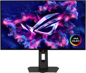 ASUS ROG Strix OLED XG27AQWMG Gaming Monitor, 27" WOLED Display, QHD Resolution, 280Hz Refresh Rate, 0.03ms (GtG) Response Time, NVIDIA G-Sync & AMD FreeSync Premium Pro, Black