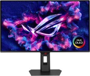ASUS ROG Strix XG27ACDMS Gaming Monitor, 27" QD-OLED Display, QHD Resolution, 280Hz Refresh Rate, 0.03ms (GtG) Response Time, NVIDIA G-Sync & AMD FreeSync Preimum Pro