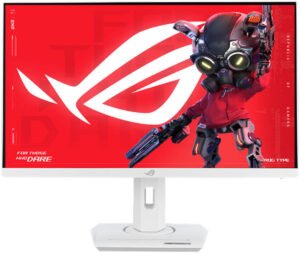 ASUS ROG Strix XG27ACS-W USB Type-C Gaming Monitor, 27" WQHD Fast IPS Display, 180Hz Refresh Rate, 1ms (GtG) Response Time, NVIDIA G-Sync & AMD FreeSync Technology, White