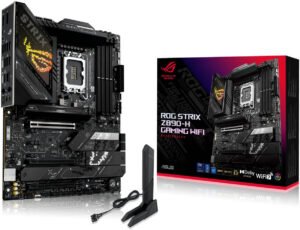 ASUS B650E Max Gaming WiFi AM5 ATX Motherboard, AMD B650 Chipset, 4x DIMM DDR5 Slots, Up to 256GB Max Memory, PCIe 5.0 x16, 3x M.2 Slots, Wi-Fi 6E & Bluetooth v5.3