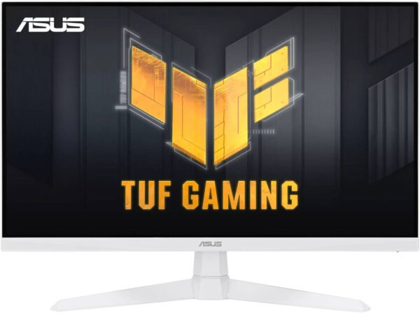 ASUS TUF Gaming VG249Q3A-W Gaming Monitor, 24" FHD Fast IPS Display, 180Hz Refresh Rate, 1ms (GtG) Response Time, AMD FreeSync Premium, 16.7m Display Colors, White