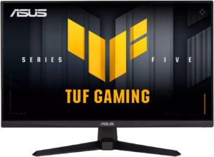 ASUS TUF Gaming VG249Q5A Monitor, 24" Fast IPS Display, FHD Resolution, 200Hz Refresh Rate, 0.03ms (min.) Response Time, NVIDIA G-Sync & AMD FreeSync Premium Technology, Black