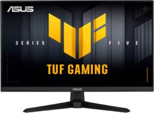 ASUS TUF Gaming VG259QM5A Monitor, 25" Fast IPS Display, FHD Resolution, 240Hz Refresh Rate, 0.3ms (Min.) Response Time, AMD FreeSync Premium & NVIDIA G-Sync Compatible, Black