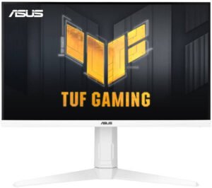 ASUS TUF Gaming VG27AQML1A-W 27" QHD IPS Gaming Monitor, 260Hz OC / 1ms, ELMB Sync & Freesync Premium, DisplayHDR 400, 100% sRGB, 2Wx2 Speakers, DP / HDMI / USB 3.2 / PC Audio, White