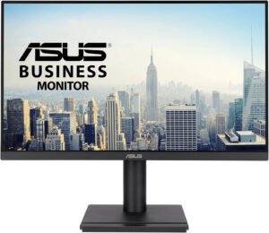 ASUS VA279QGS Business Monitor, 27" IPS Display, FHD Resolution, 120Hz Refresh Rate, 1ms (MPRT) Response Time, Adaptive-Sync & Flicker-Free Technology, 16.7m Color Display