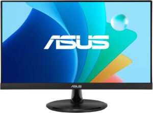 ASUS VP229HF Gaming Monitor, 22" FHD IPS Display, 100Hz Refresh Rate, 1ms MPRT Response Time, Adaptive-Sync, Low Blue Light, Flicker Free, Wall Mountable, Black